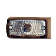 Lámpa oldalra gumiágyban prizmás fehér